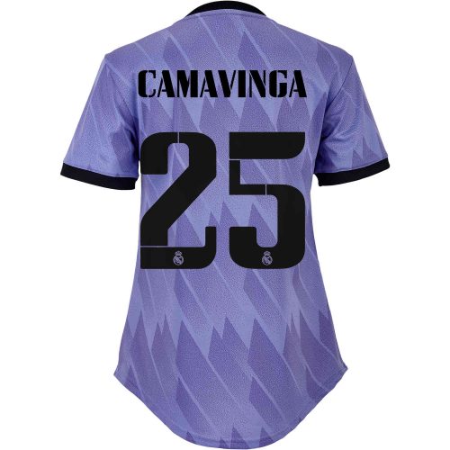 2022/23 Womens adidas Eduardo Camavinga Real Madrid Away Jersey