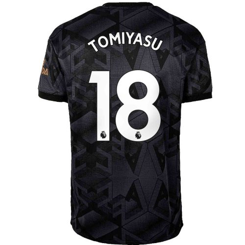 2022/23 Kids adidas Takehiro Tomiyasu Arsenal Away Jersey