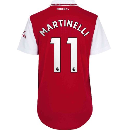 2022/23 Womens adidas Gabriel Martinelli Arsenal Home Jersey