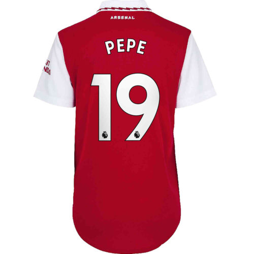2022/23 Womens adidas Nicolas Pepe Arsenal Home Jersey
