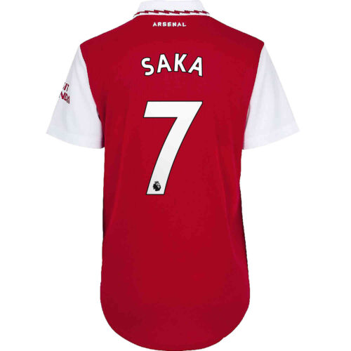 2022/23 Womens adidas Bukayo Saka Arsenal Home Jersey