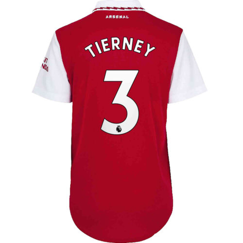 2022/23 Womens adidas Kieran Tierney Arsenal Home Jersey