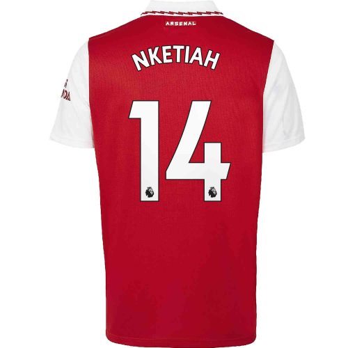 2022/23 Kids adidas Eddie Nketiah Arsenal Home Jersey