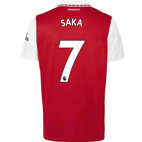 2022/23 Kids adidas Bukayo Saka Arsenal Home Jersey