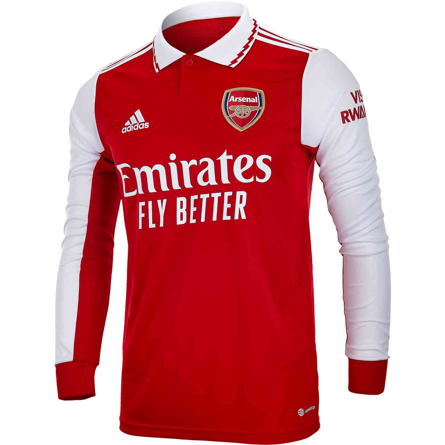 2022/23 adidas Bukayo Saka Arsenal L/S Home Jersey - SoccerPro