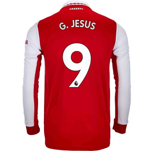 2022/23 adidas Gabriel Jesus Arsenal L/S Home Jersey