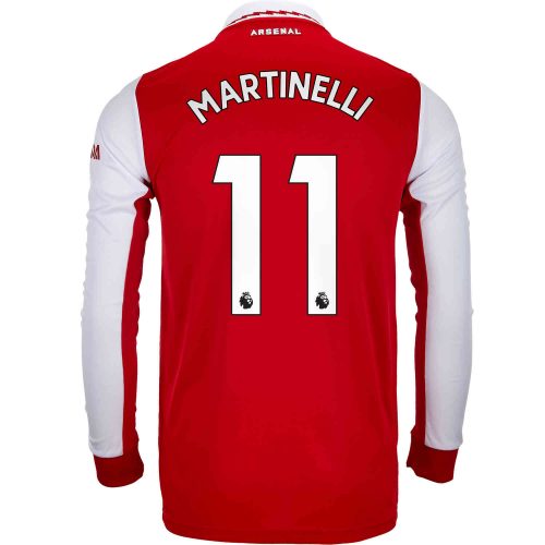 2022/23 adidas Gabriel Martinelli Arsenal L/S Home Jersey