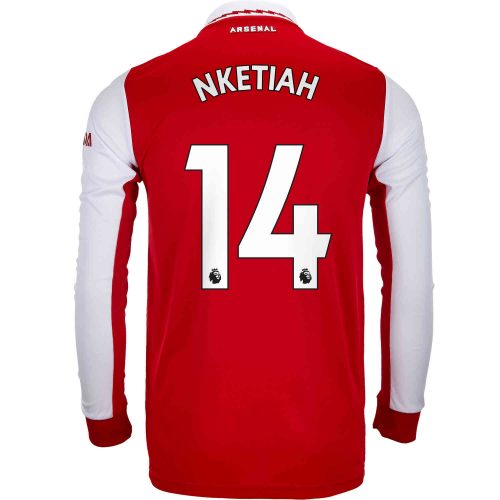 2022/23 adidas Eddie Nketiah Arsenal L/S Home Jersey