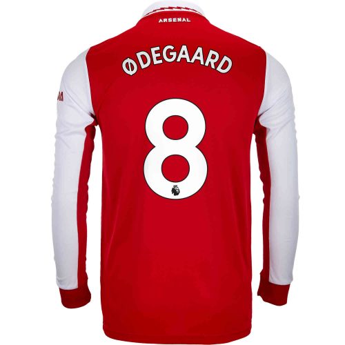 2022/23 adidas Martin Odegaard Arsenal L/S Home Jersey
