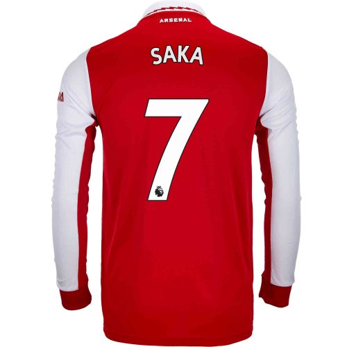 2022/23 adidas Bukayo Saka Arsenal L/S Home Jersey