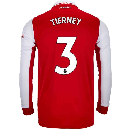 2022/23 adidas Kieran Tierney Arsenal L/S Home Jersey