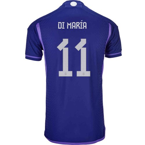 2022 adidas Angel Di Maria Argentina Away Authentic Jersey