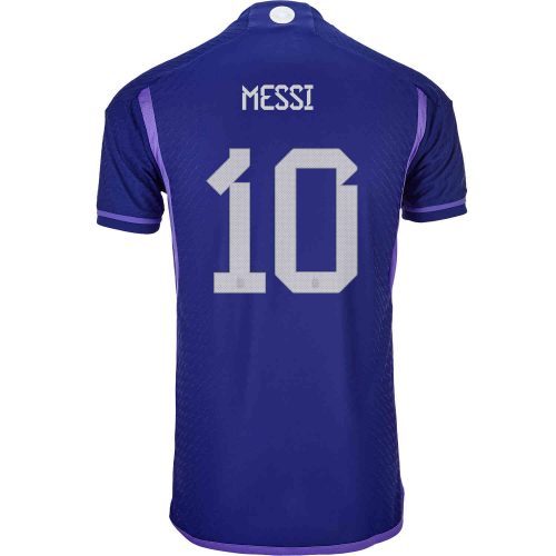 2022 adidas Lionel Messi Argentina Away Authentic Jersey