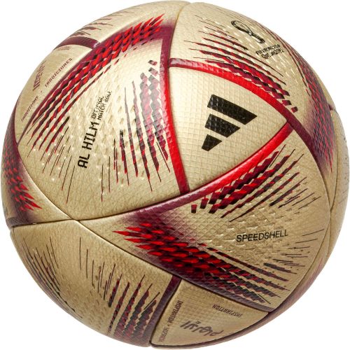 adidas World Cup Al Hilm Pro Official Match Soccer Ball – Metallic Gold