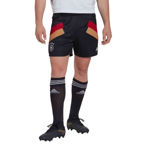 adidas Germany Icons Lifestyle Shorts – Black/White