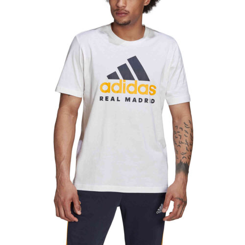 adidas Real Madrid Graphic Tee – White