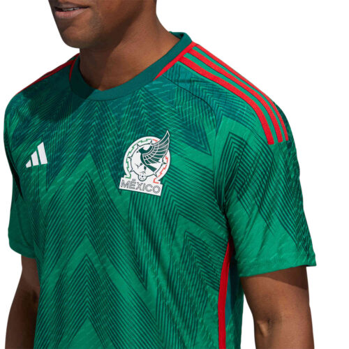2022 adidas Hirving Lozano Mexico Home Authentic Jersey