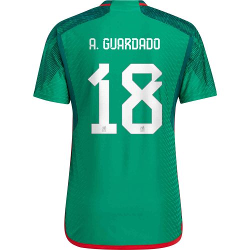 2022 adidas Andres Guardado Mexico Home Authentic Jersey
