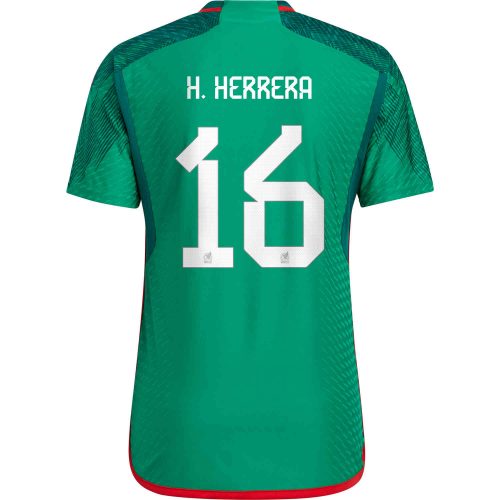 2022 adidas Hector Herrera Mexico Home Authentic Jersey