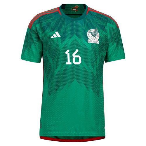 2022 adidas Hector Herrera Mexico Home Authentic Jersey