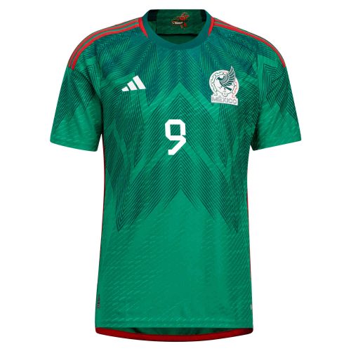 2022 adidas Raul Jimenez Mexico Home Authentic Jersey