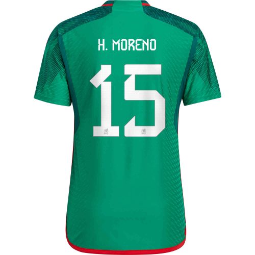 2022 adidas Hector Moreno Mexico Home Authentic Jersey