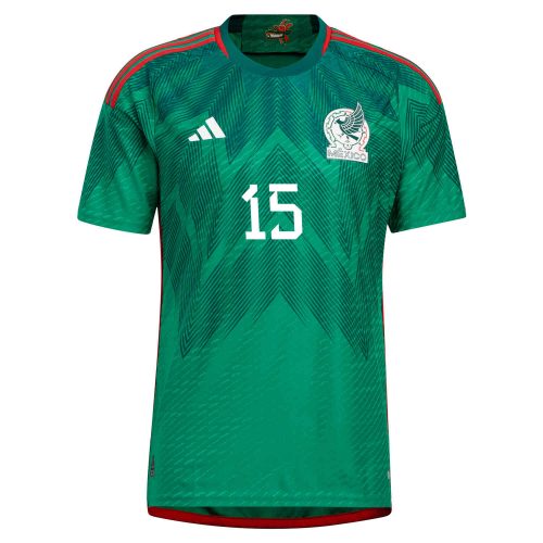 2022 adidas Hector Moreno Mexico Home Authentic Jersey