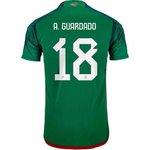 2022 adidas Andres Guardado Mexico Home Jersey