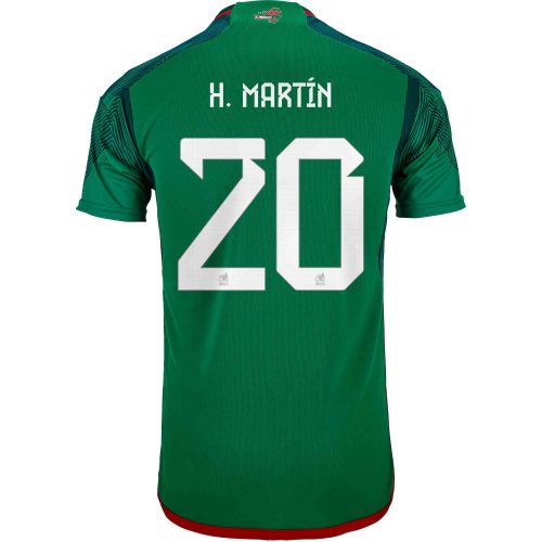 2022 adidas Henry Martin Mexico Home Jersey