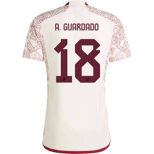 2022 adidas Andres Guardado Mexico Away Authentic Jersey