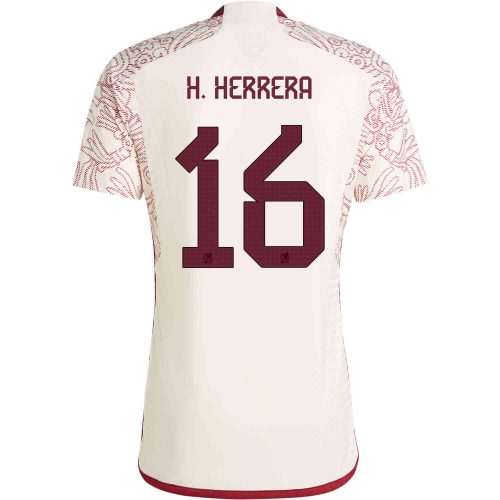 2022 adidas Hector Herrera Mexico Away Authentic Jersey