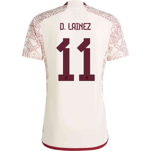 2022 adidas Diego Lainez Mexico Away Authentic Jersey