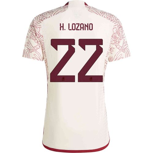 2022 adidas Hirving Lozano Mexico Away Authentic Jersey
