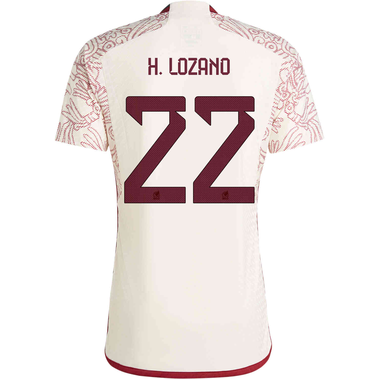 2022 adidas Hirving Lozano Mexico Away Authentic Jersey - SoccerPro
