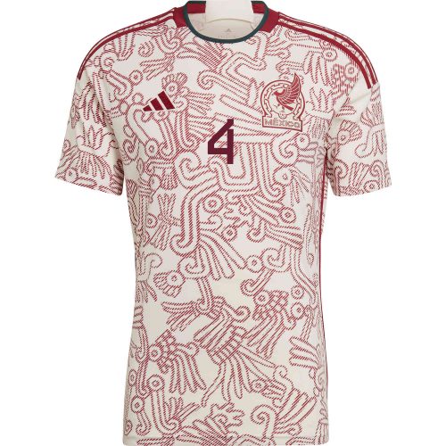 2022 adidas Edson Alvarez Mexico Away Jersey