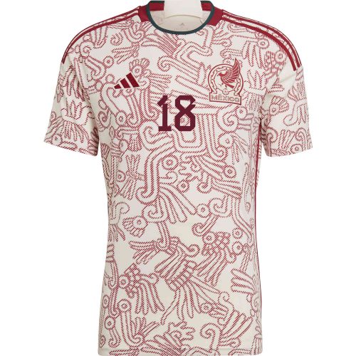 2022 adidas Andres Guardado Mexico Away Jersey