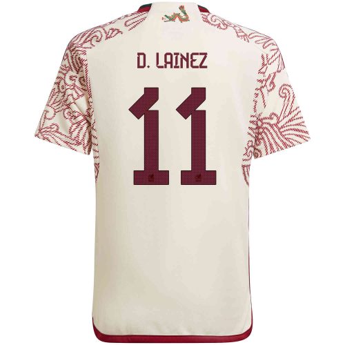 2022 adidas Diego Lainez Mexico Away Jersey