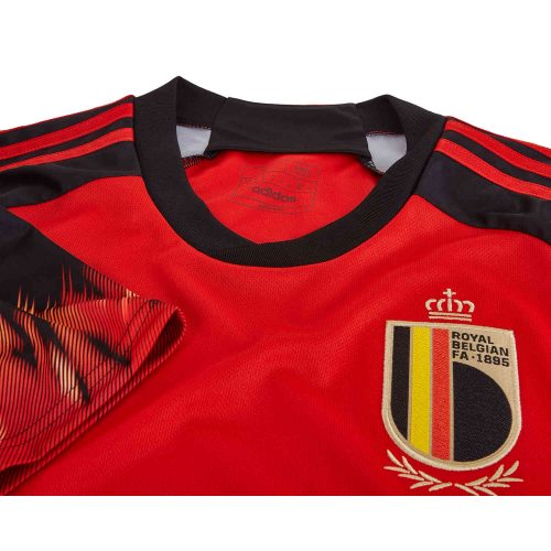 2022 adidas Eden Hazard Belgium Home Jersey