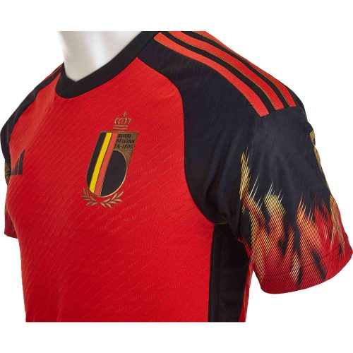 2022 adidas Belgium Home Authentic Jersey