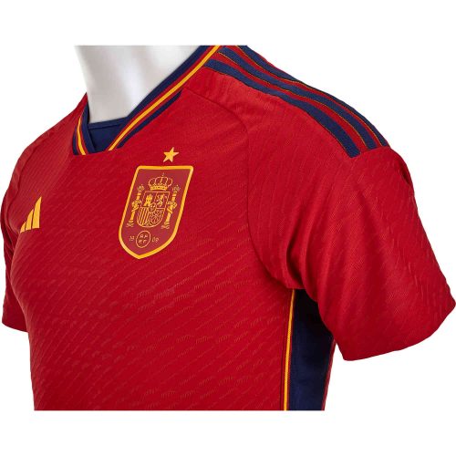 2022 adidas Spain Home Authentic Jersey