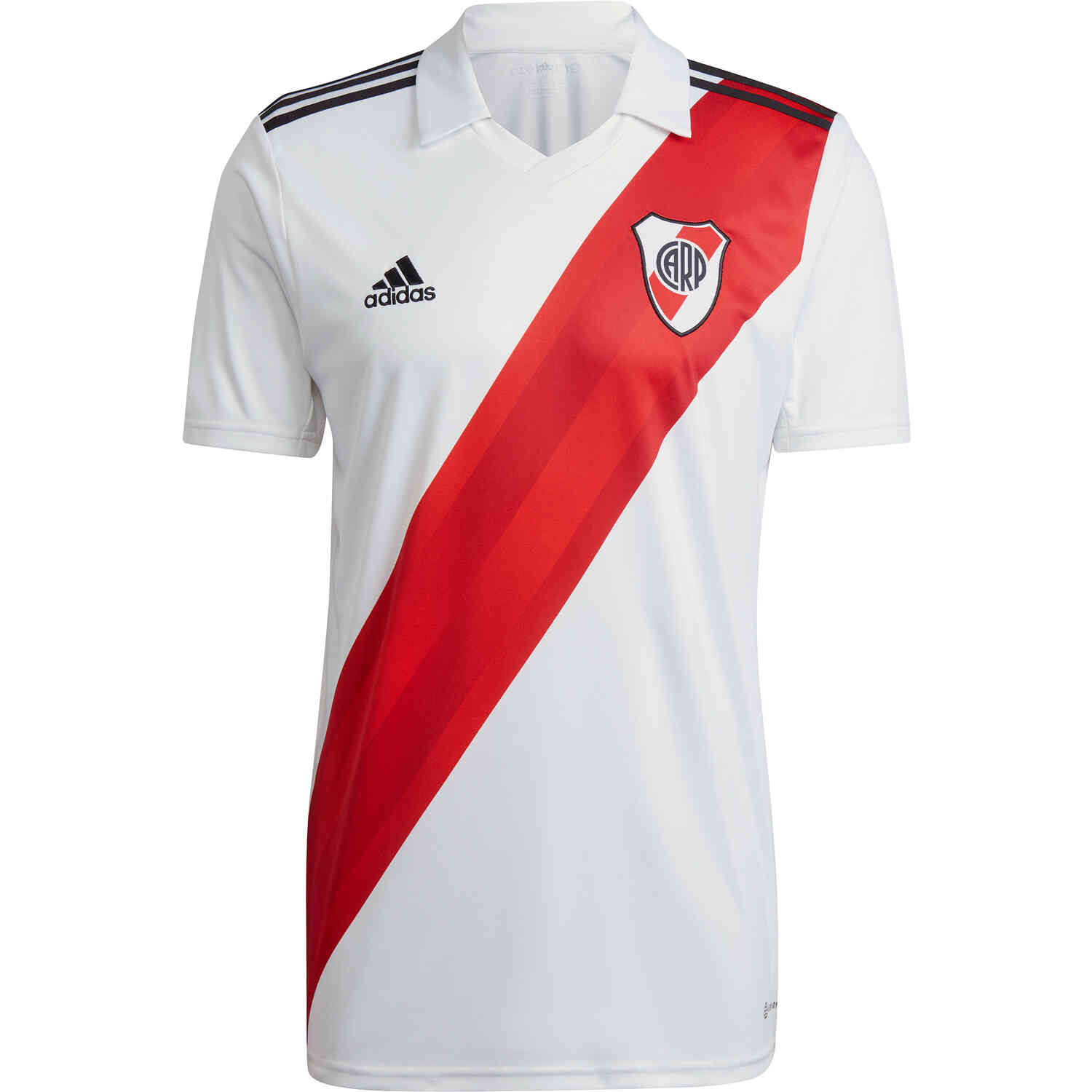 finalizando Sobrio Taxi 2022/23 adidas River Plate Home Jersey - SoccerPro