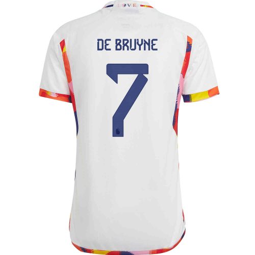 2022 Kids adidas Kevin De Bruyne Belgium Away Jersey