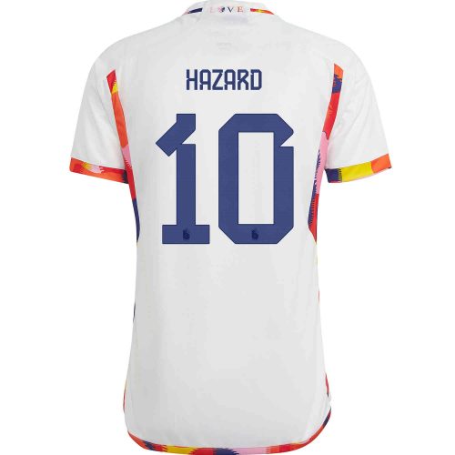 2022 Kids adidas Eden Hazard Belgium Away Jersey