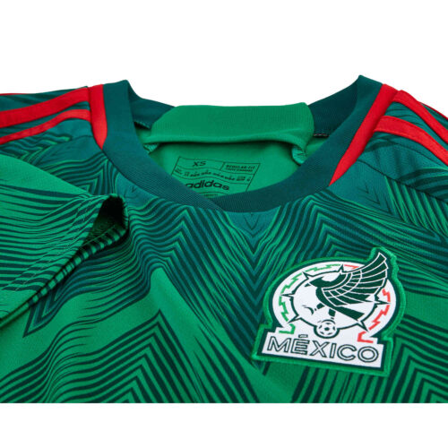 2022 Womens adidas Mexico Home Jersey