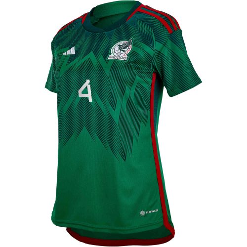 2022 Womens adidas Edson Alvarez Mexico Home Jersey