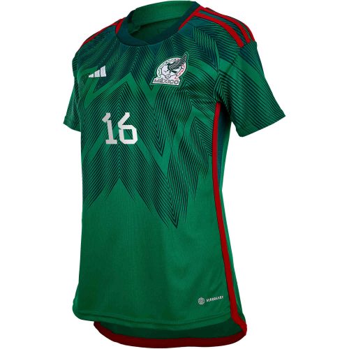 2022 Womens adidas Hector Herrera Mexico Home Jersey