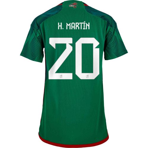 2022 Womens adidas Henry Martin Mexico Home Jersey