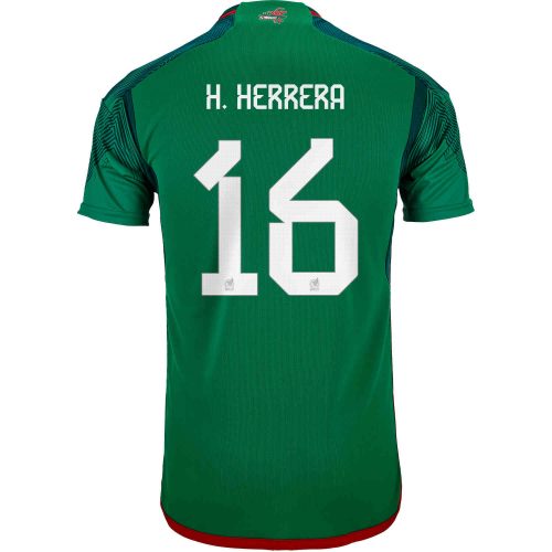 2022 Kids adidas Hector Herrera Mexico Home Jersey