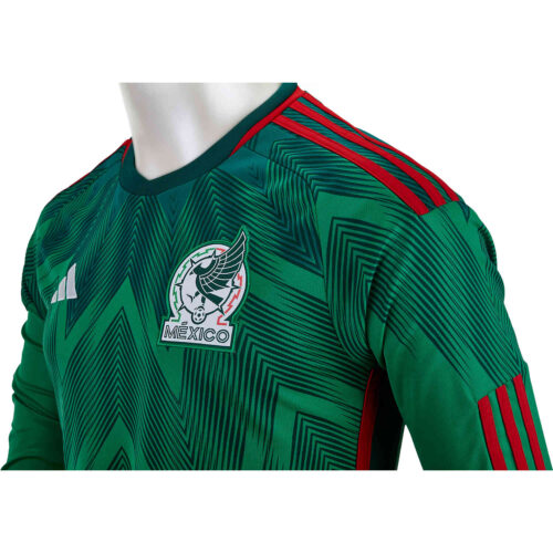 2022 adidas Henry Martin Mexico L/S Home Jersey