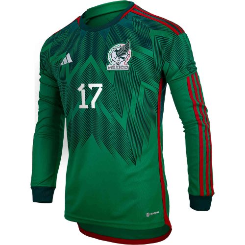 2022 adidas Jesus Corona Mexico L/S Home Jersey